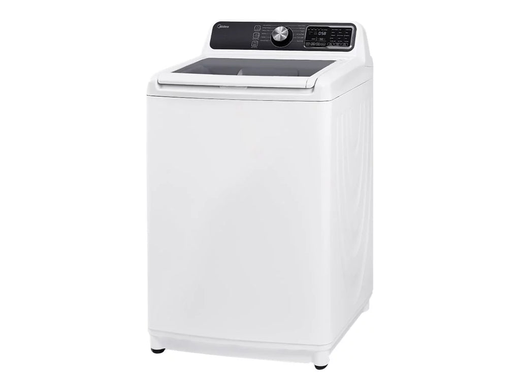 Midea MLV45N3BWW - Washing machine - width: 27 in - depth: 28.9 in - height: 45.6 in - top loading - 4.5 cu. ft - 700 rpm - white