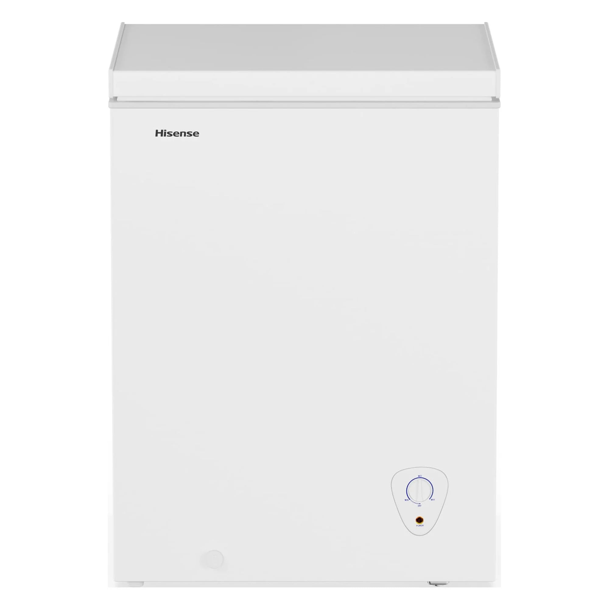 Hisense 5 Cu ft Garage Ready Chest Freezer, White,  1 Year Warranty, WFC050M6XWD