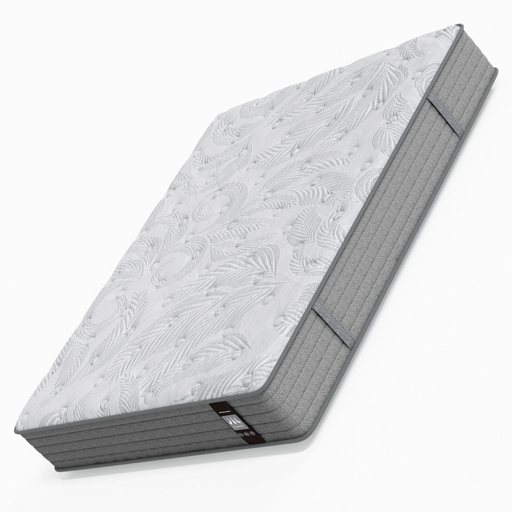 ANGFAN 12" Medium Firm Innerspring Mattress Full, Hybrid of Cooling Gel Infused Memory Foam and Pocket Spring Mattress in a Box, Full Size