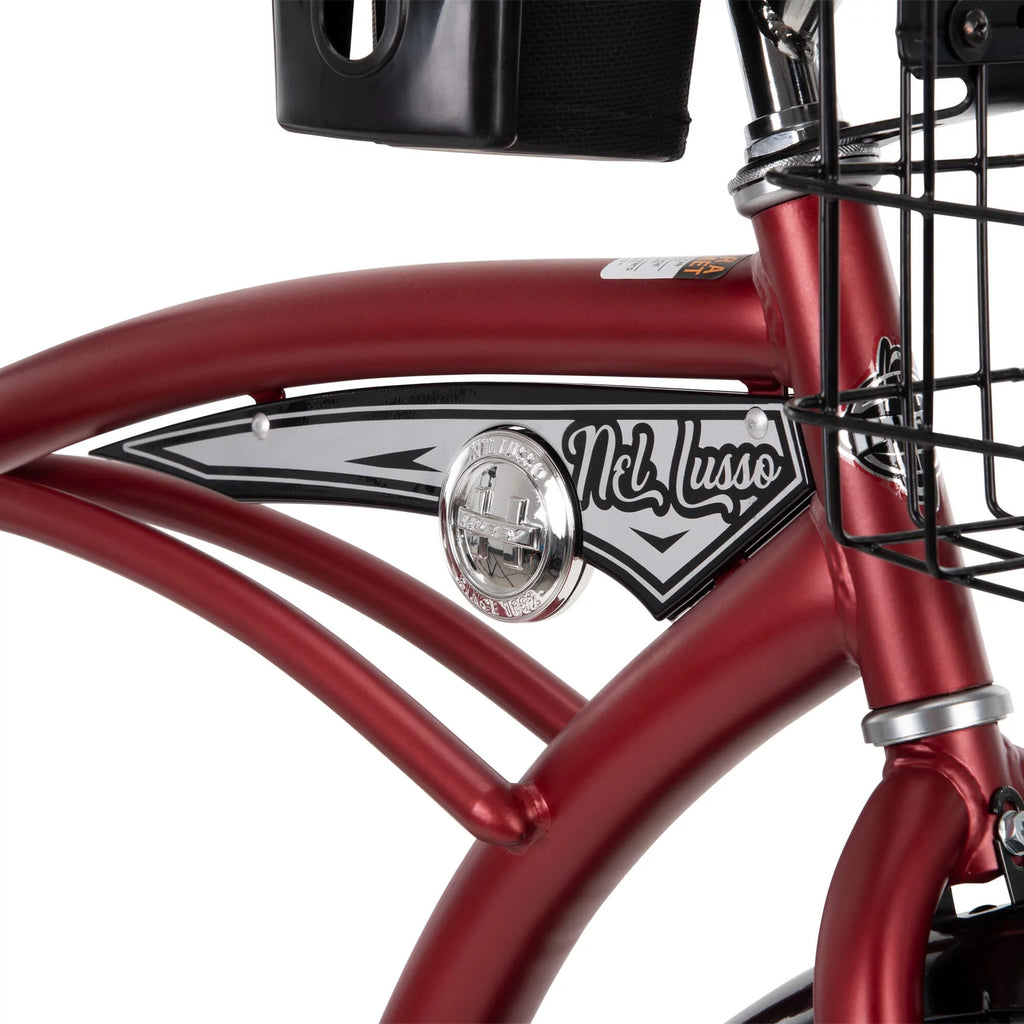 Huffy 26” Nel Lusso Men's Cruiser Bike, Matte Black