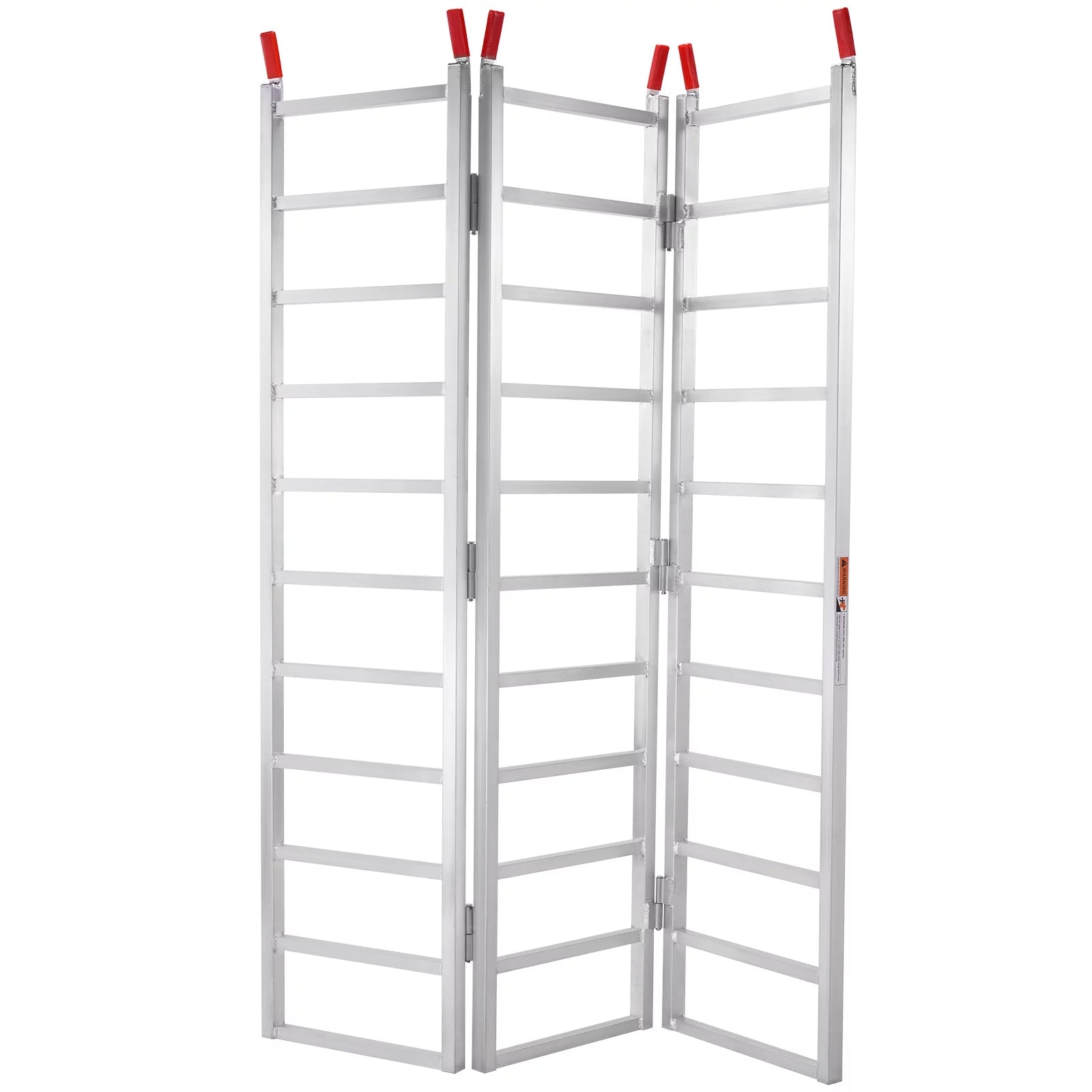 BENTISM Tri-Fold Aluminum Loading Ramp 1500 lbs 77" x 54" Non-slip Truck Ramps for Mini Bike Dirt Bike Tractors ATVs UTVs Motorcycles