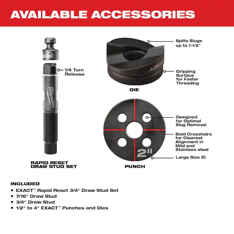 M18 18V Lithium-Ion 1/2 in. to 4 in. Force Logic 6 Ton Cordless Knockout Tool Kit with FUEL Bandsaw