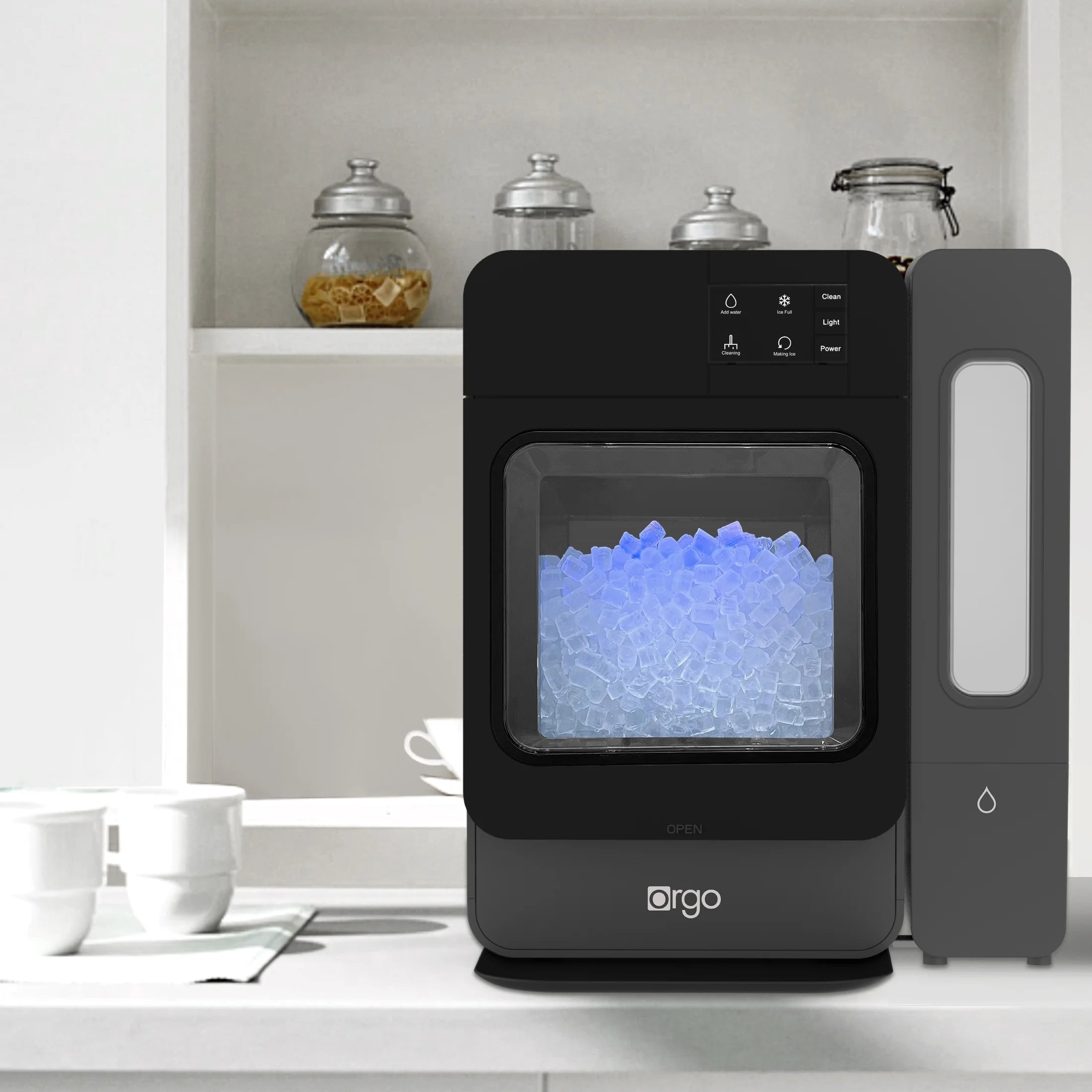 Orgo Products Sonic Countertop Ice Maker, Nugget Ice Type, Sage