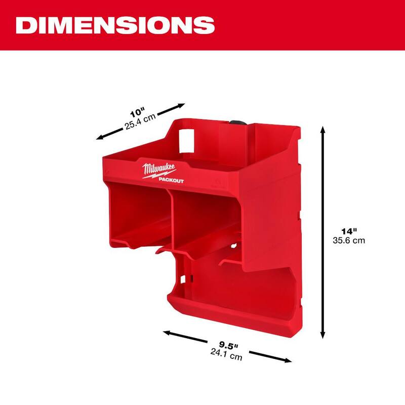 Packout Tool Station with Packout Compact Wall Plate