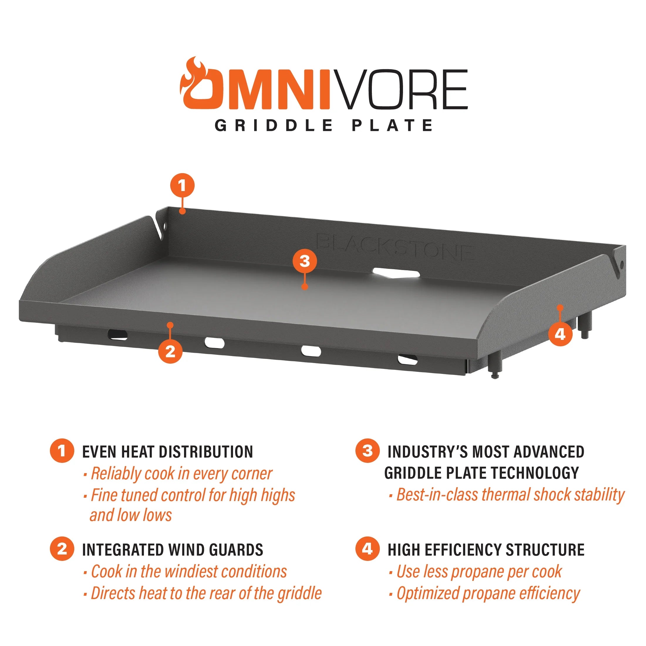 Blackstone Adventure Ready 2-Burner 22" Propane Omnivore Griddle with Flex-fold Legs