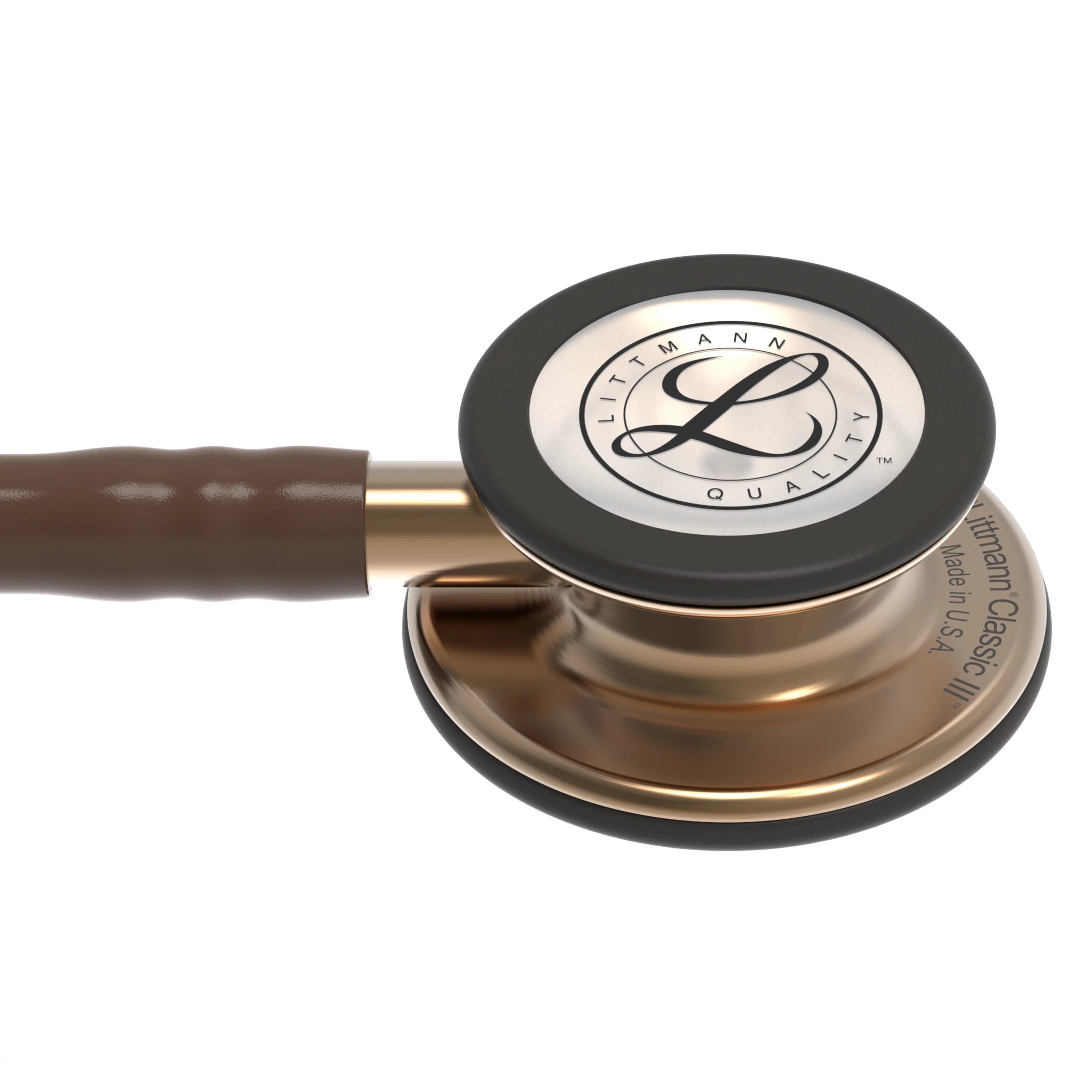 3M Littmann Classic III 27" Monitoring Stethoscope, Copper-Finish Chestpiece, Chocolate Tube, 5809