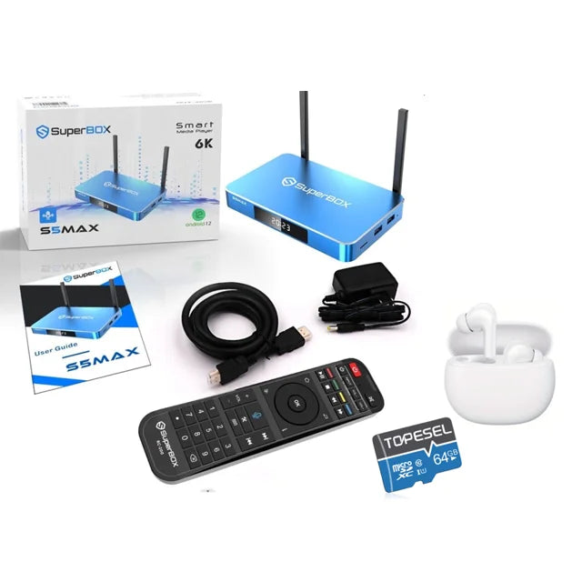 SuperBox S5 Max Premium Edition | 2025 Model | Plug N' Play No Set-up Required