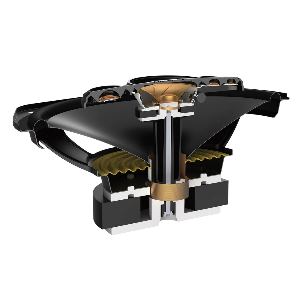 Pioneer TS-A6991FH 6-In. x 9-In. 750-Watt 5-Way Full-Range Coaxial Speakers Gold and Black, Max Power 2 Pack, TS-A6991FH