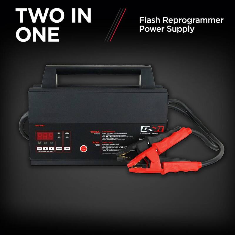 Schumacher 100-Amp Microprocessor-Controlled Flash Reprogrammer and Power Supply with Battery Support