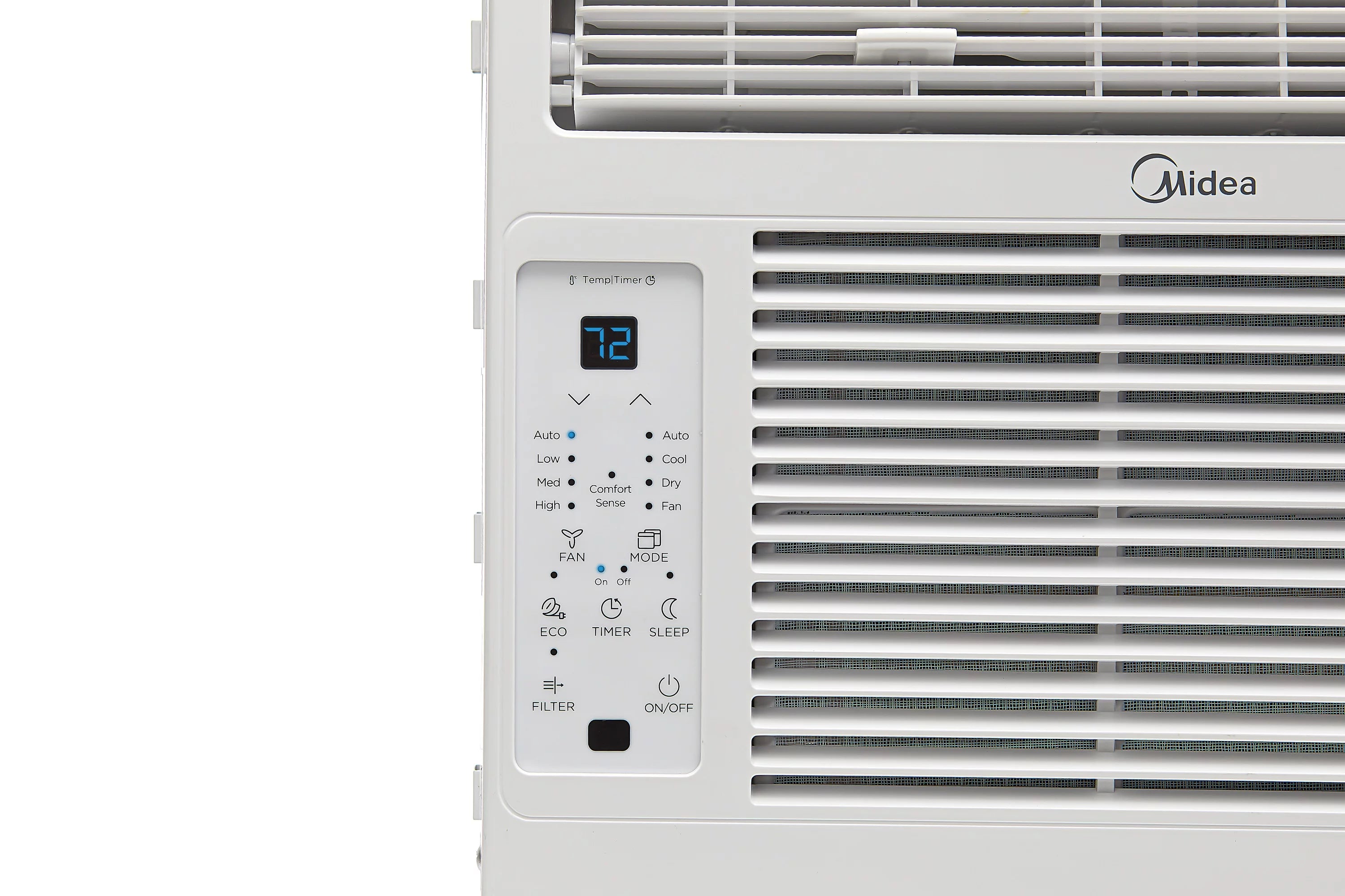 Midea 5,000 BTU 115V Window Air Conditioner with Comfort Sense Remote, up to 150 Sq. ft., Black, MAW05R1WWT-T