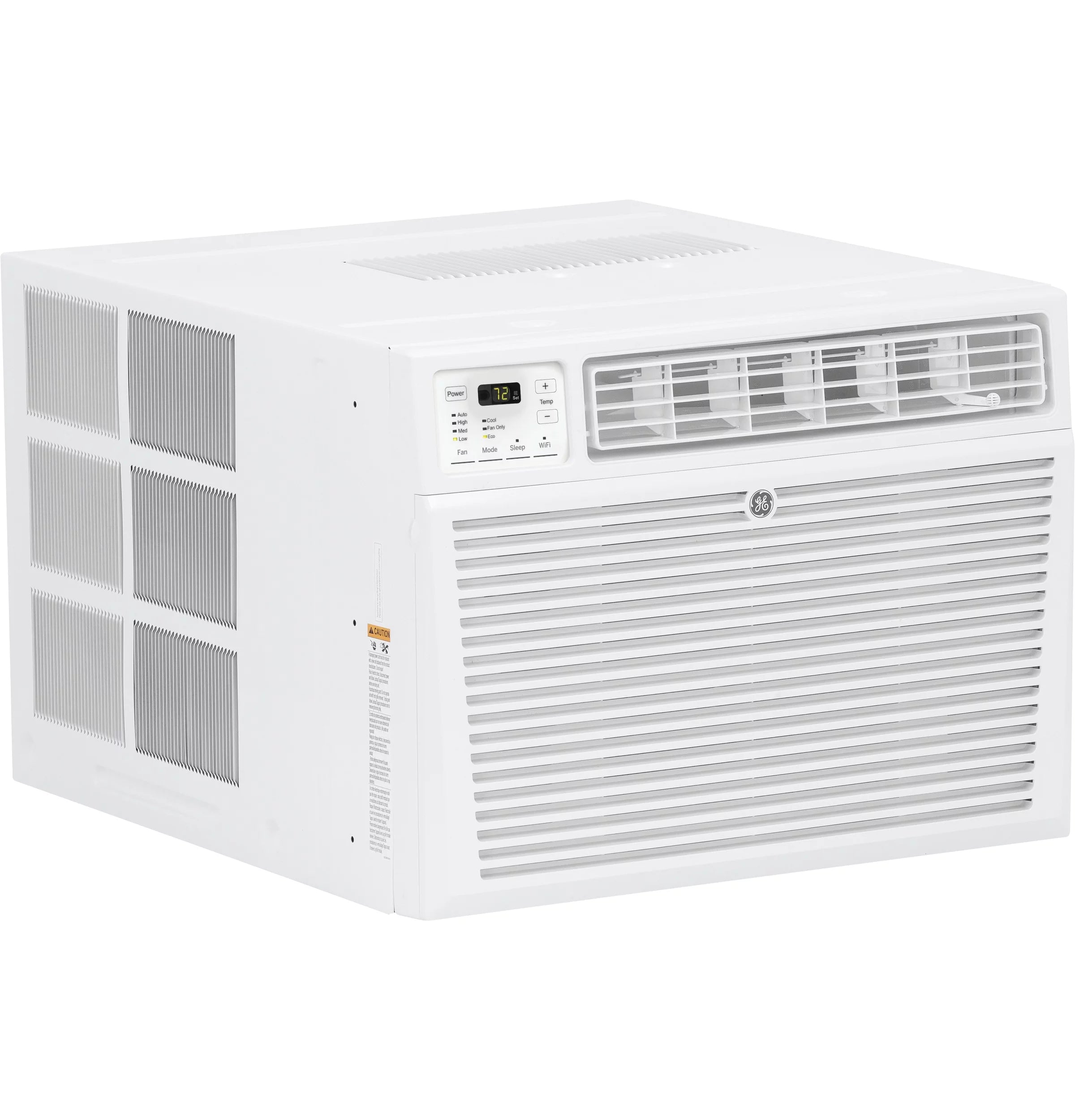 GE Appliances 12,000 BTU 115-Volt Window Air Conditioner with Wi-Fi and Eco Mode for Large Rooms, White, AEG12AZE