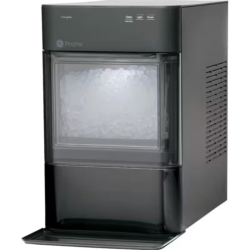 Profile Opal 24 lbs. Portable Nugget Ice Maker in Black Stainless WiFi Connected