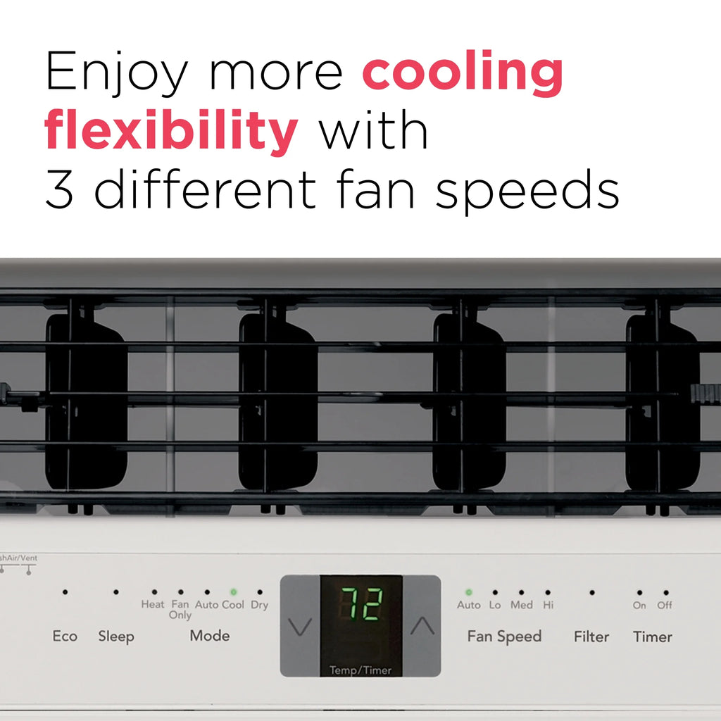 Frigidaire 18,000 BTU Window Room Air Conditioner with Supplemental Heat
