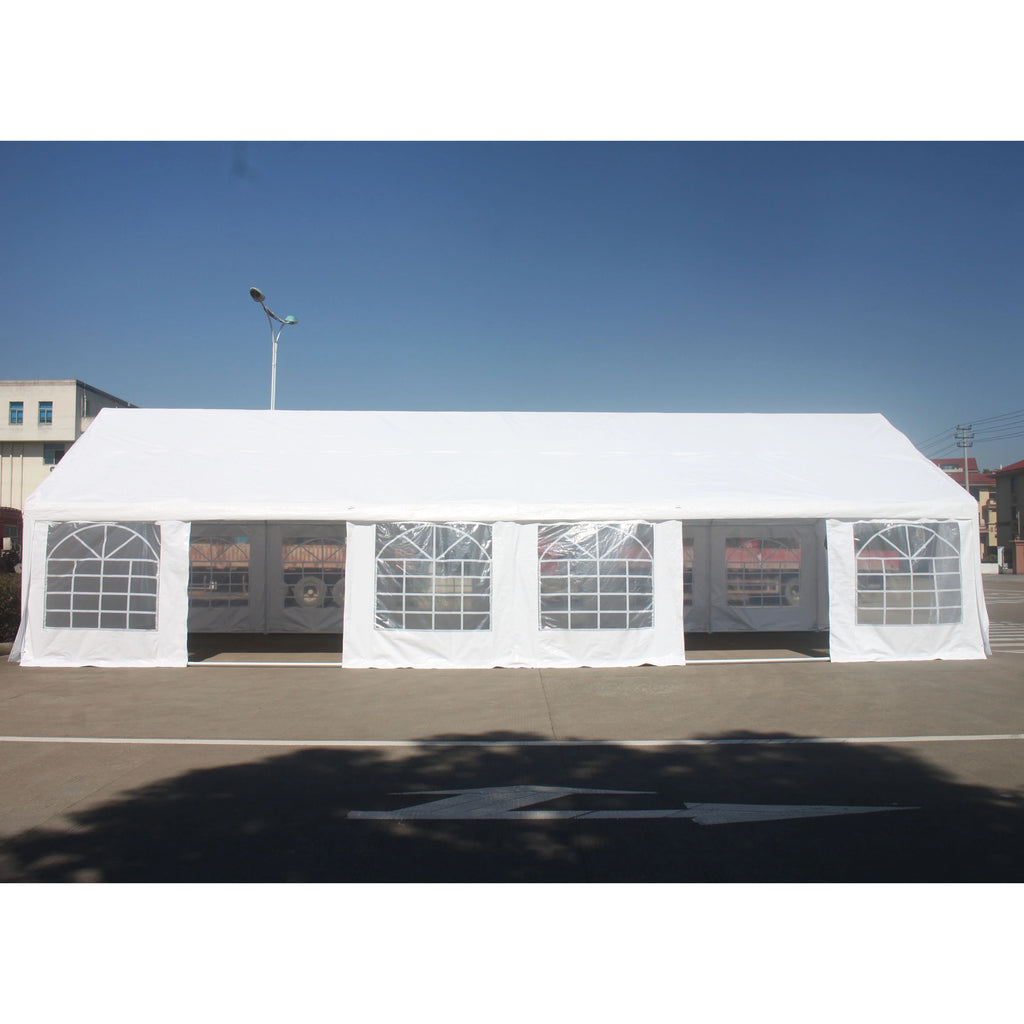 ALEKO PWT20X40 Heavy Duty Outdoor Canopy Event Tent with Windows - 20 X 40 FT - White