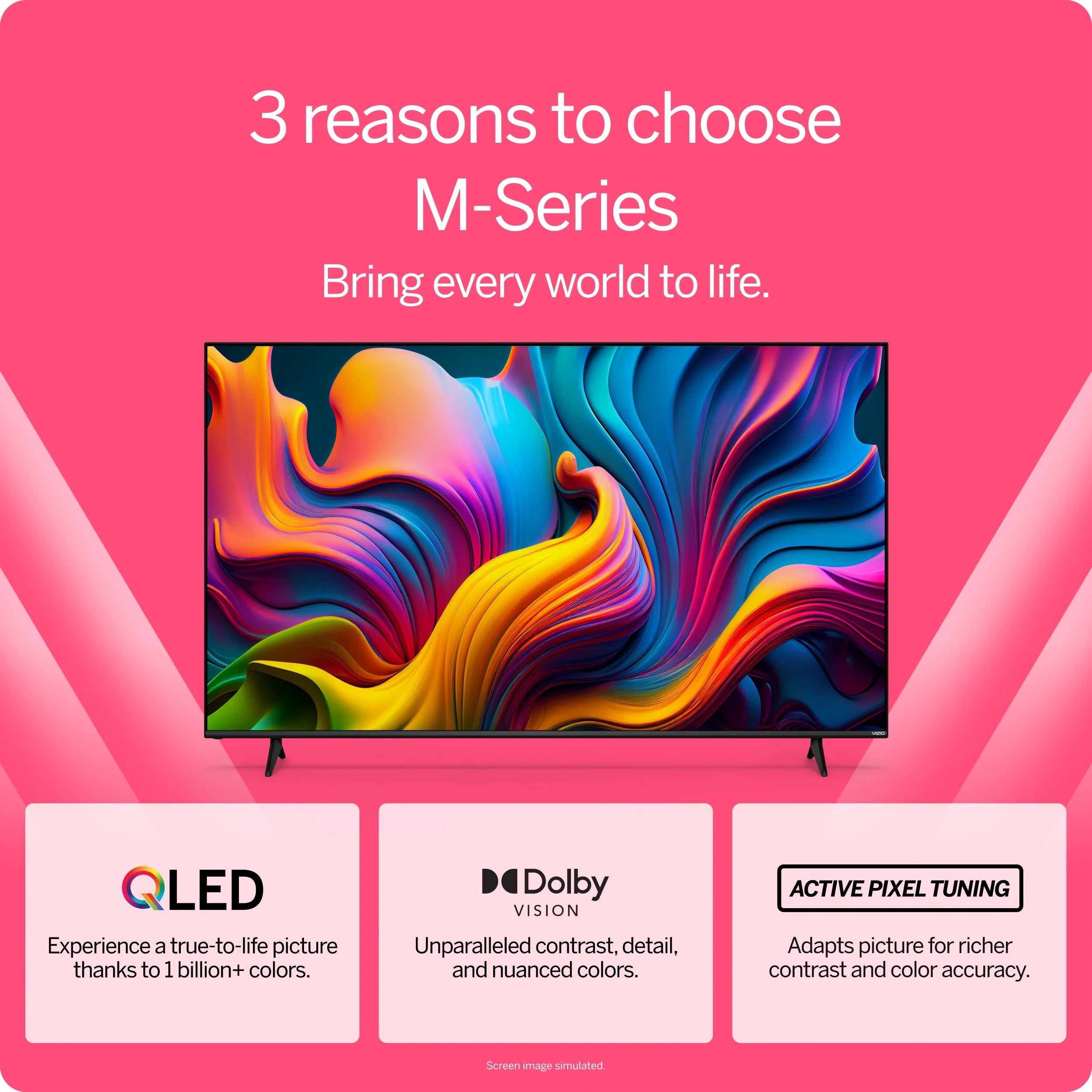 VIZIO 55" Class M6 Series 4K QLED HDR Smart TV M55Q6-J01