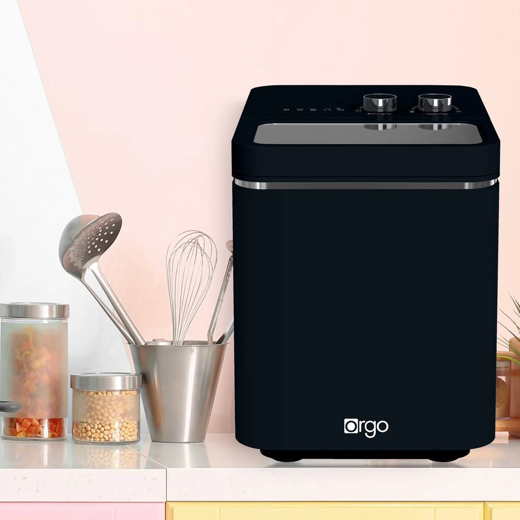 Orgo Product The Retro Countertop Ice Maker, Bullet Shaped Ice Type, Sage