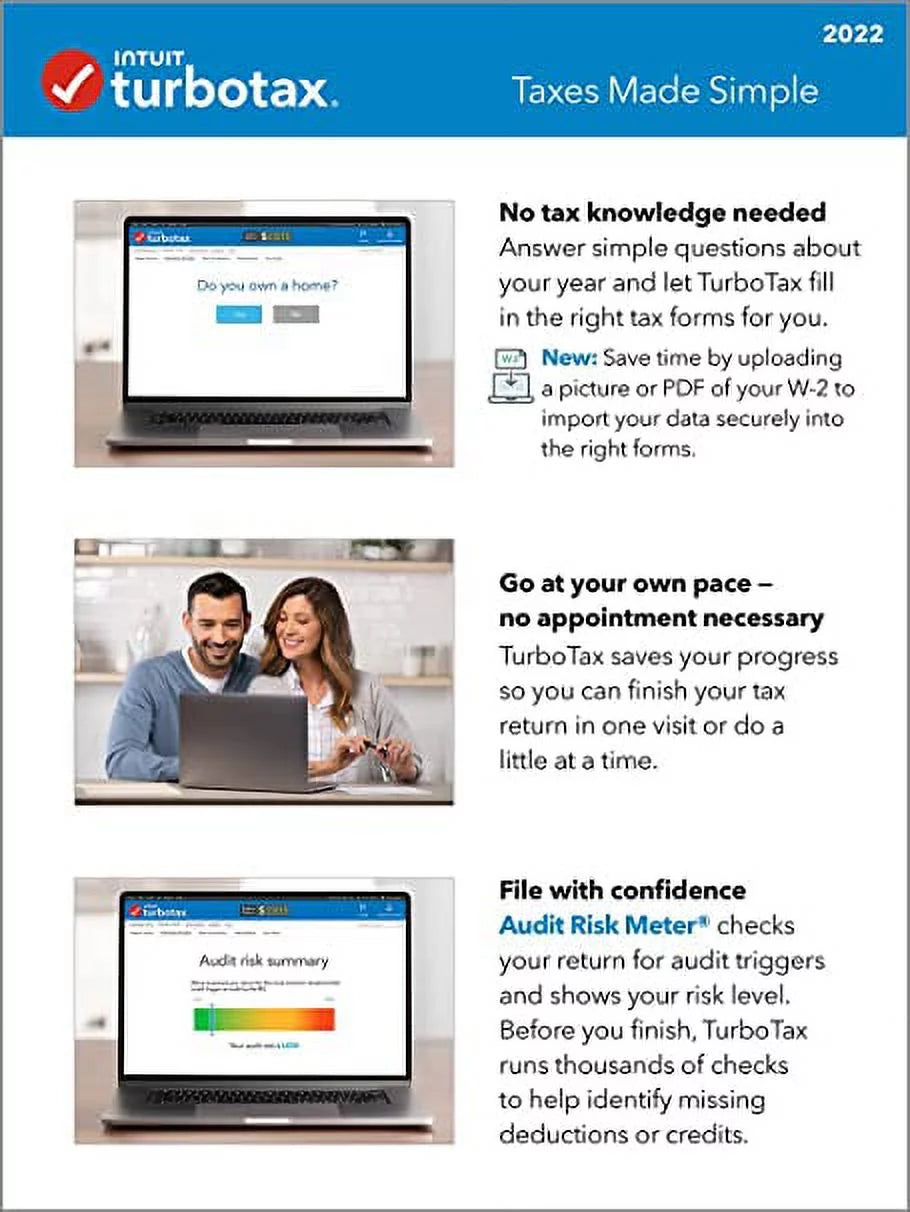 TurboTax Home & Business 2022 - Physical Disk and Download