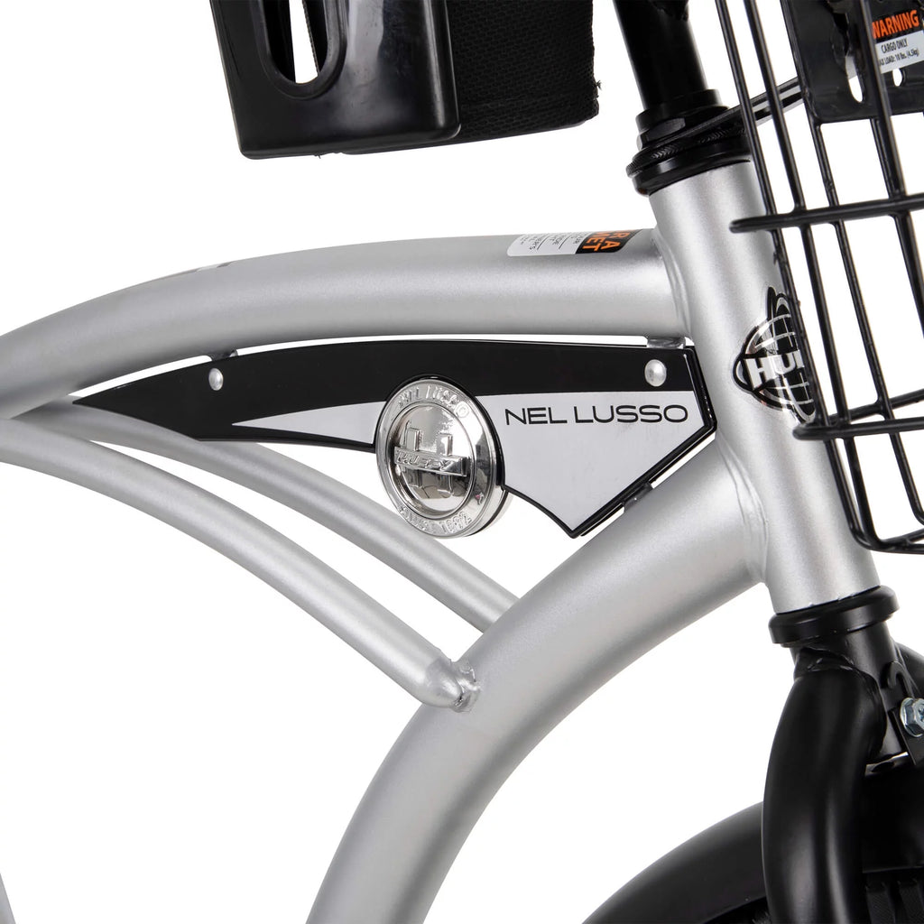 Huffy 26” Nel Lusso Men's Cruiser Bike, Matte Black