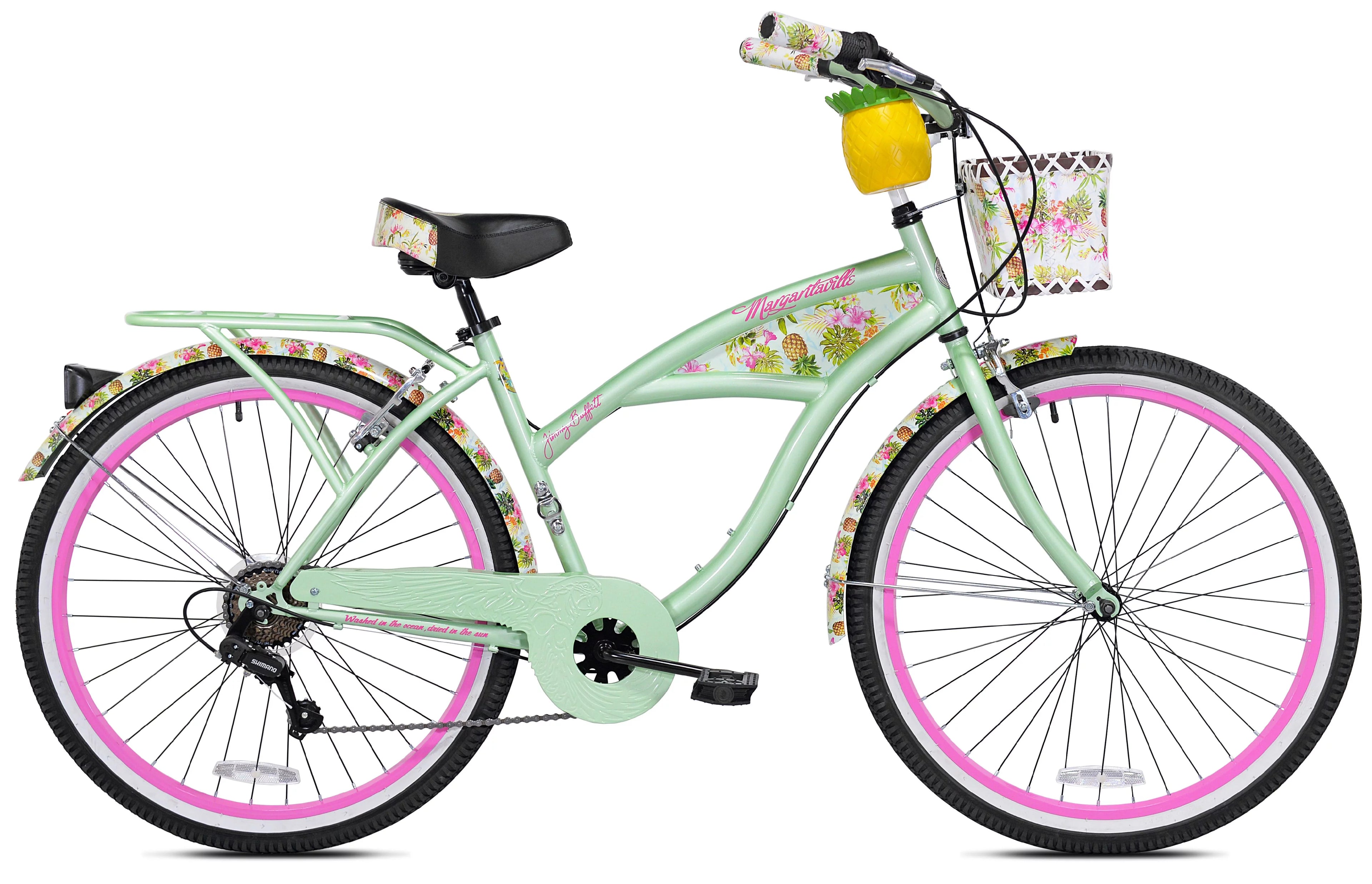 Margaritaville 26" Pineapple Women's Cruiser Bike, Green