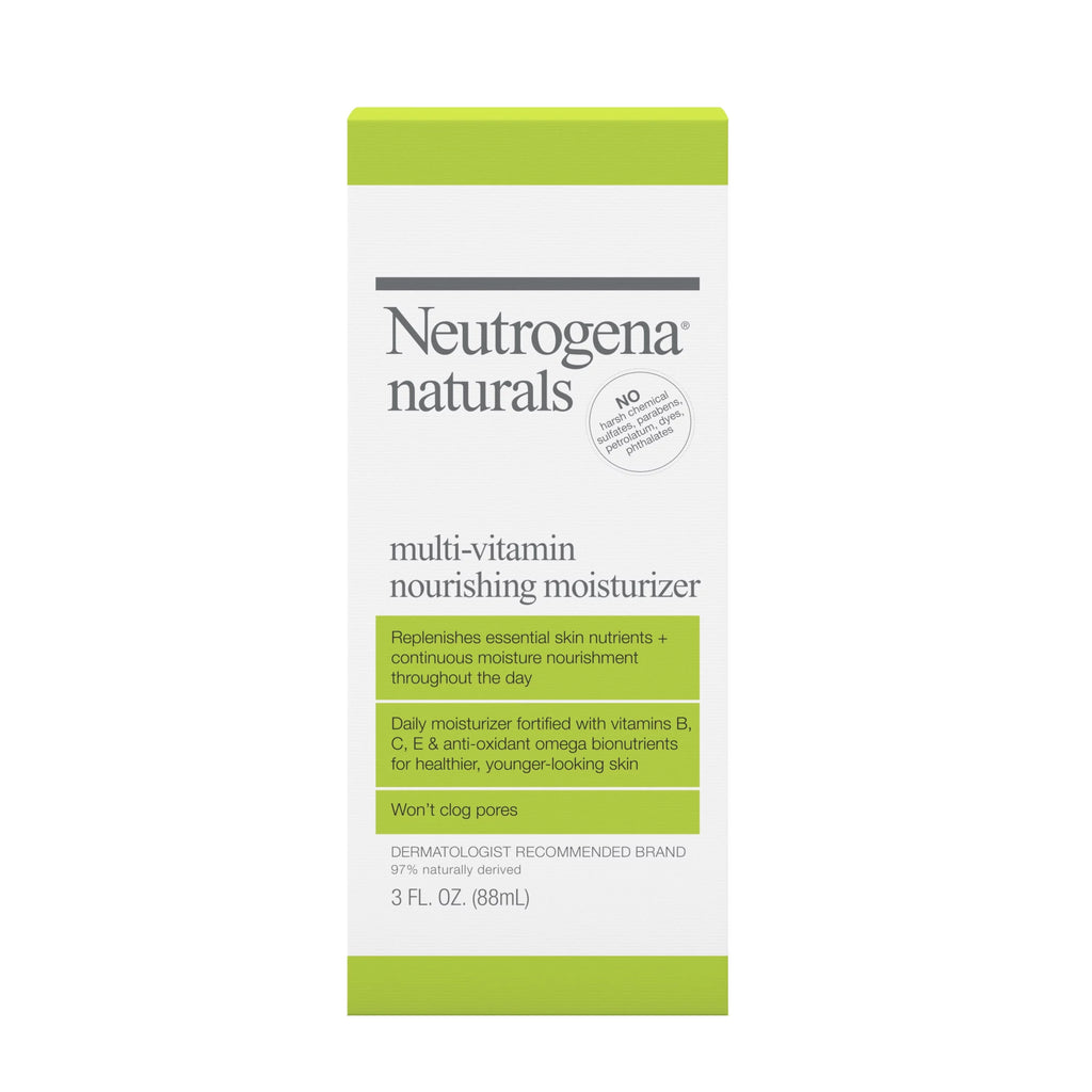 Neutrogena Naturals Multi-Vitamin Nourishing Daily Face Moisturizer, 3 fl oz