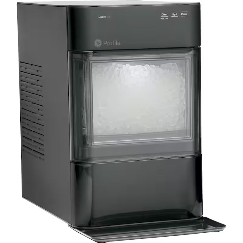 Profile Opal 24 lbs. Portable Nugget Ice Maker in Black Stainless WiFi Connected