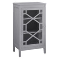 Linon Home Fetti Small Accent Cabinet, Gray