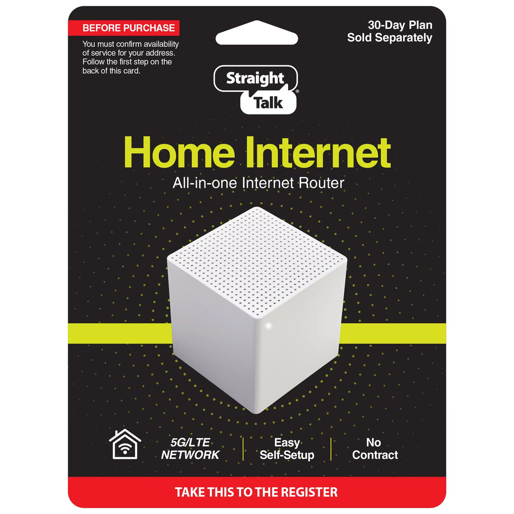 Straight Talk Home Internet Router, White - Prepaid