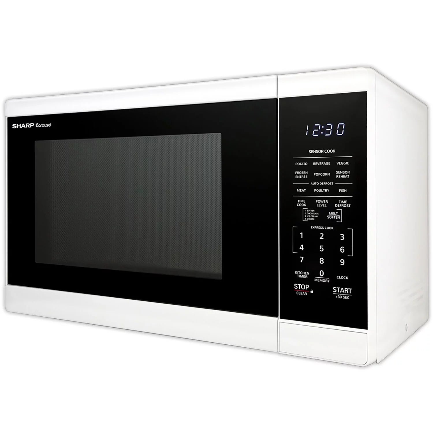 Sharp 1.4-Cu. Ft. Countertop Microwave Oven in Black