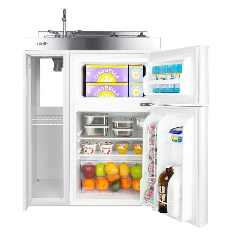 30 in. Compact Kitchen in White