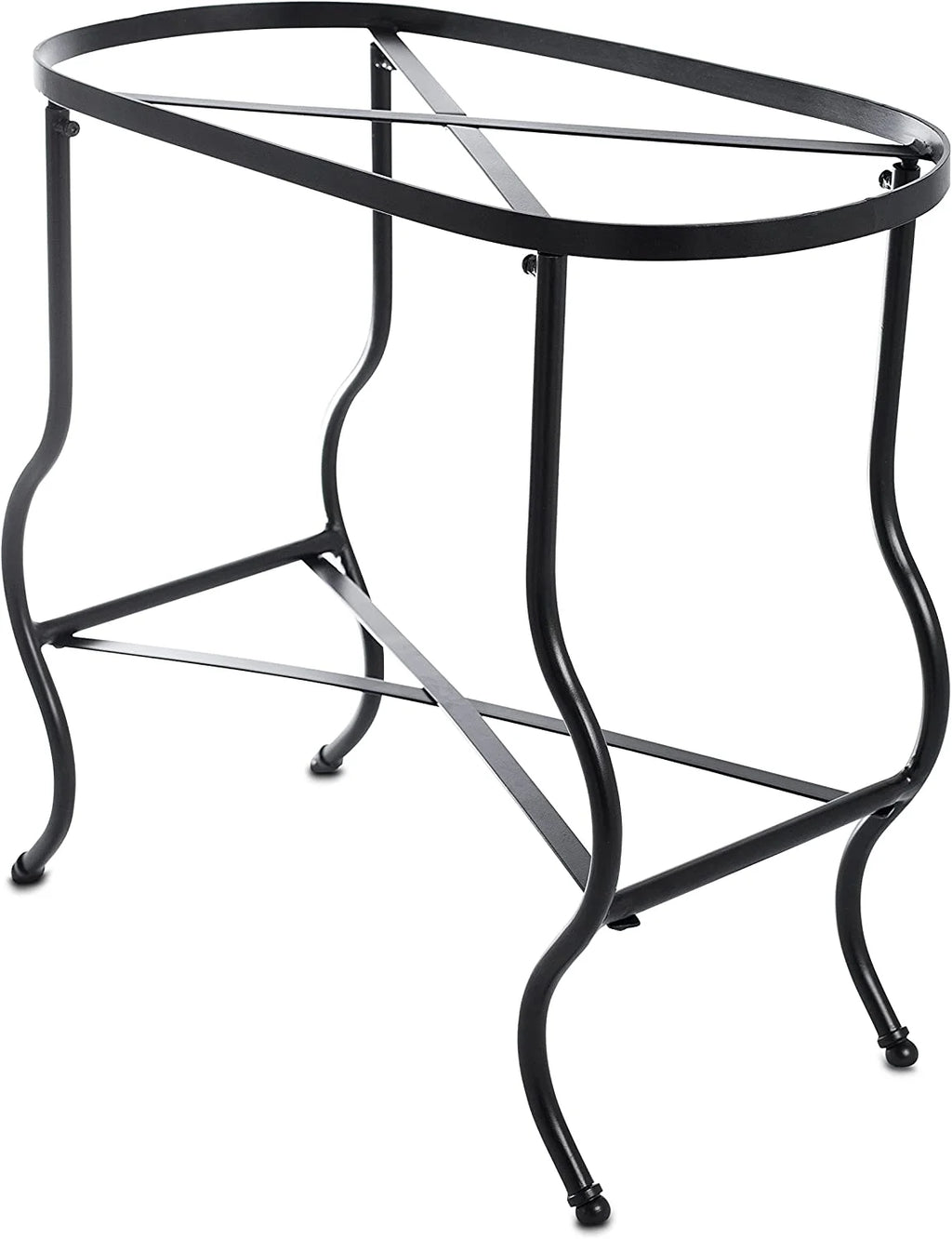 Steel Galvanized Beverage Tub with Stand and Drip Pan Tray - Oval shape (Large Size) by MG Decor - Madhu Collection