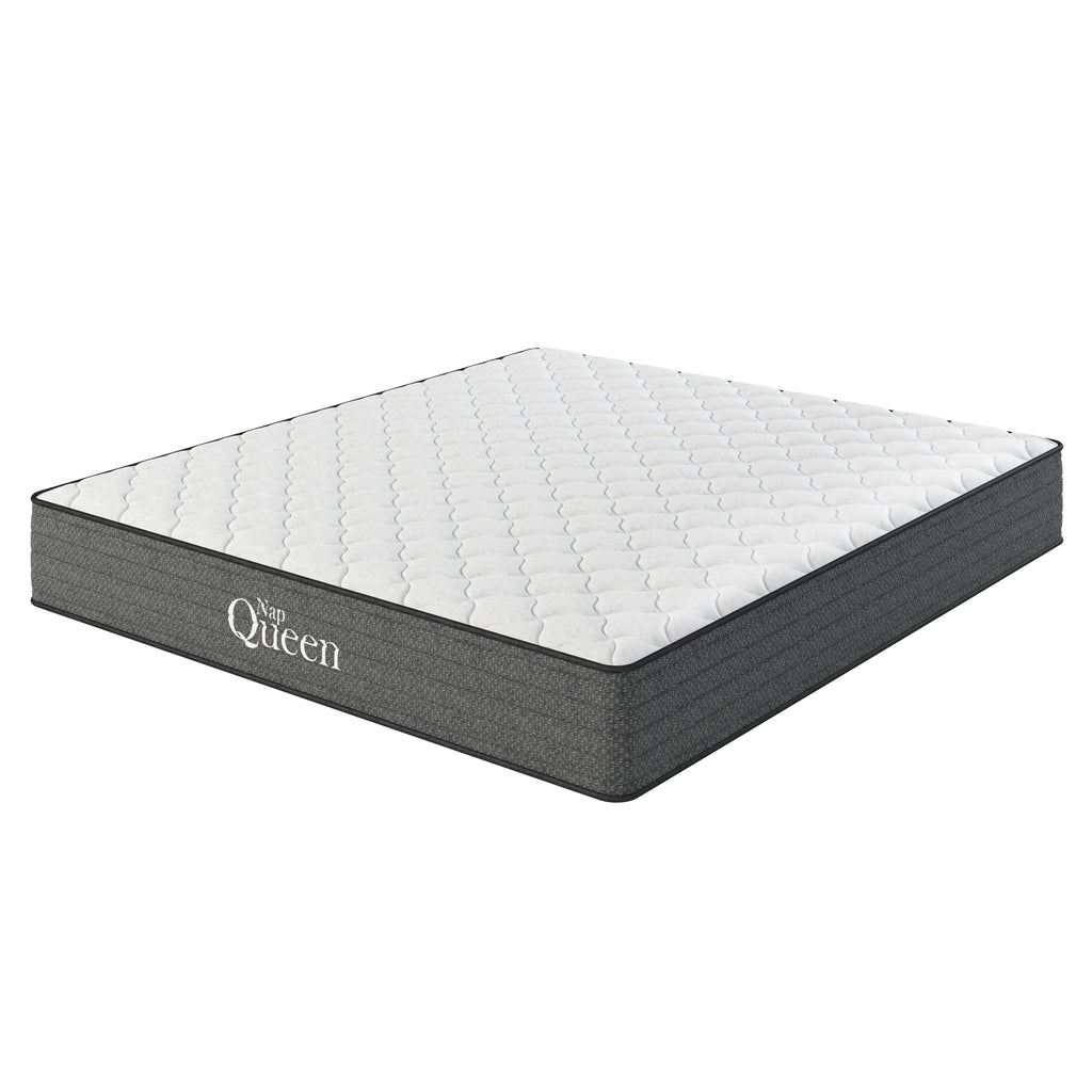 NapQueen Victoria 12" Medium Firm, Hybrid of Cooling Gel Infused Memory Foam and Pocket Spring Mattress, Queen Size