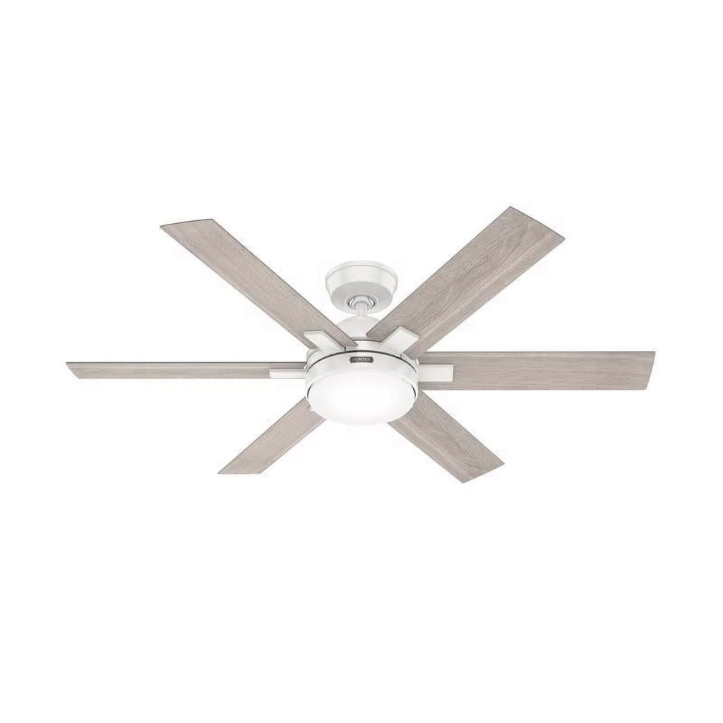Hunter Georgetown 52 Led Georgetown 52" 6 Blade Indoor Led Ceiling Fan - White