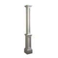 Mayne Signature Lamp Post - Decorative Post Only - Polyethylene - No Mount - White 5837W