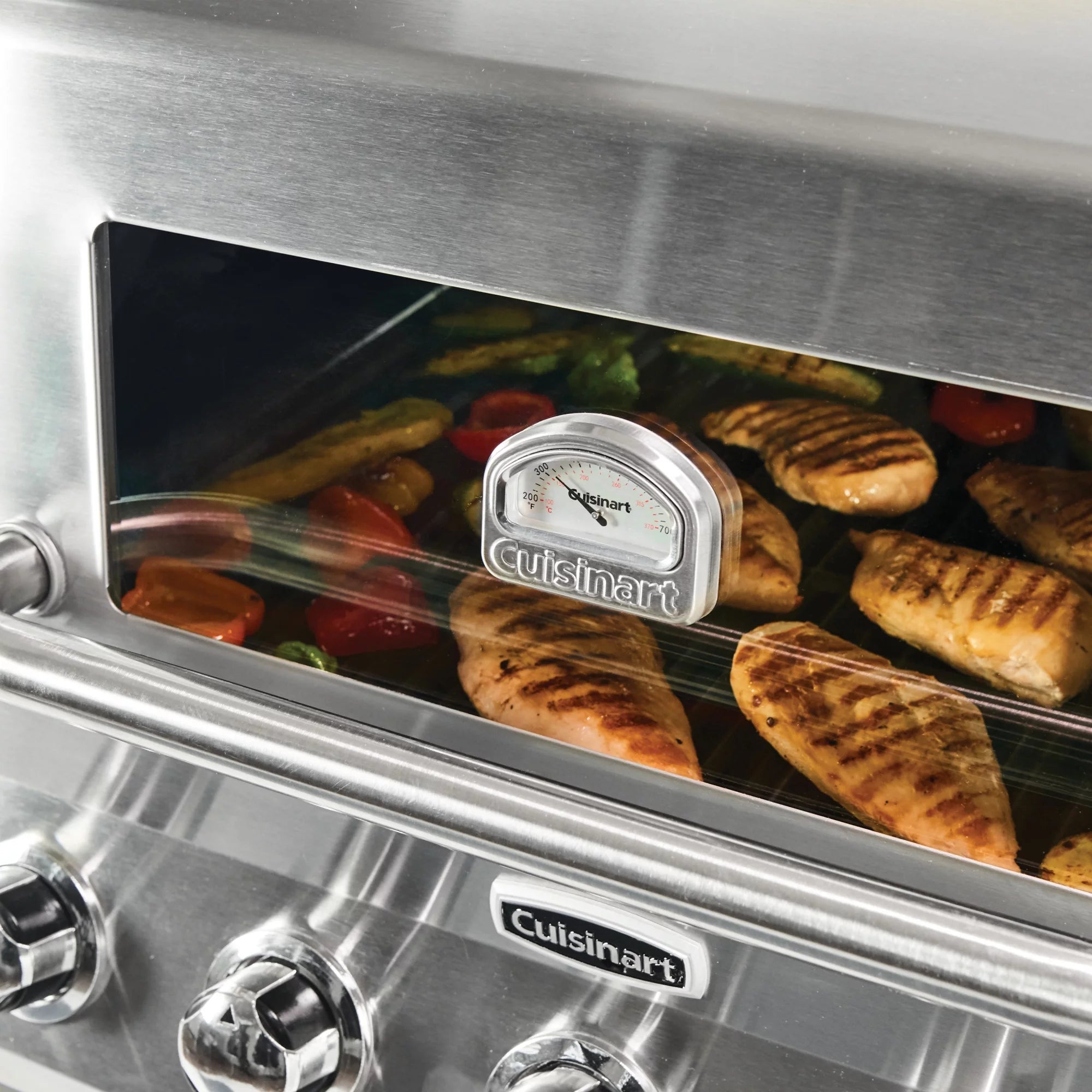 Cuisinart 3-In-1 Stainless Five-Burner Propane Gas Grill with Side Burner