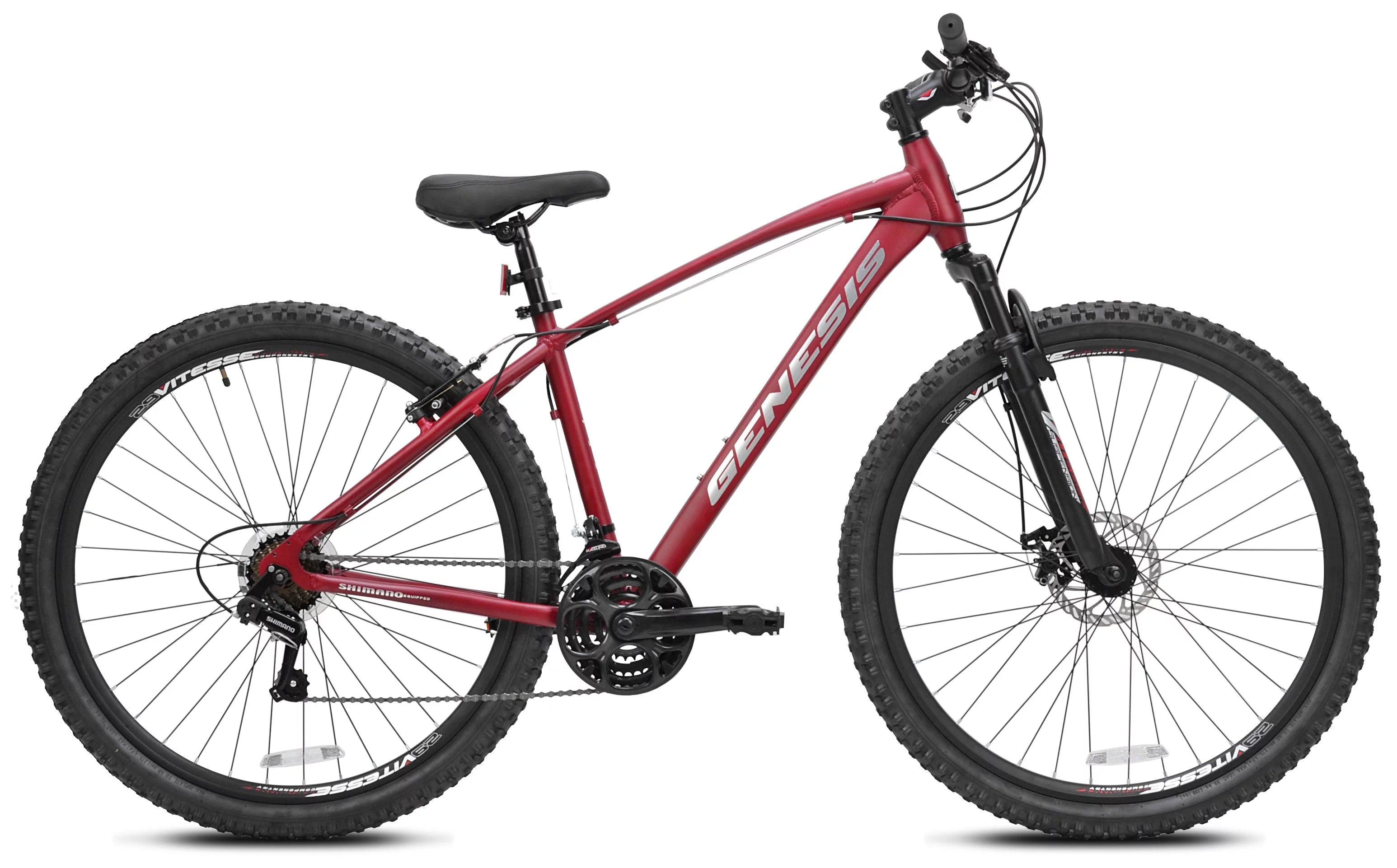 Genesis 29-inch Men's Silverton Mountain Bicycle, Red