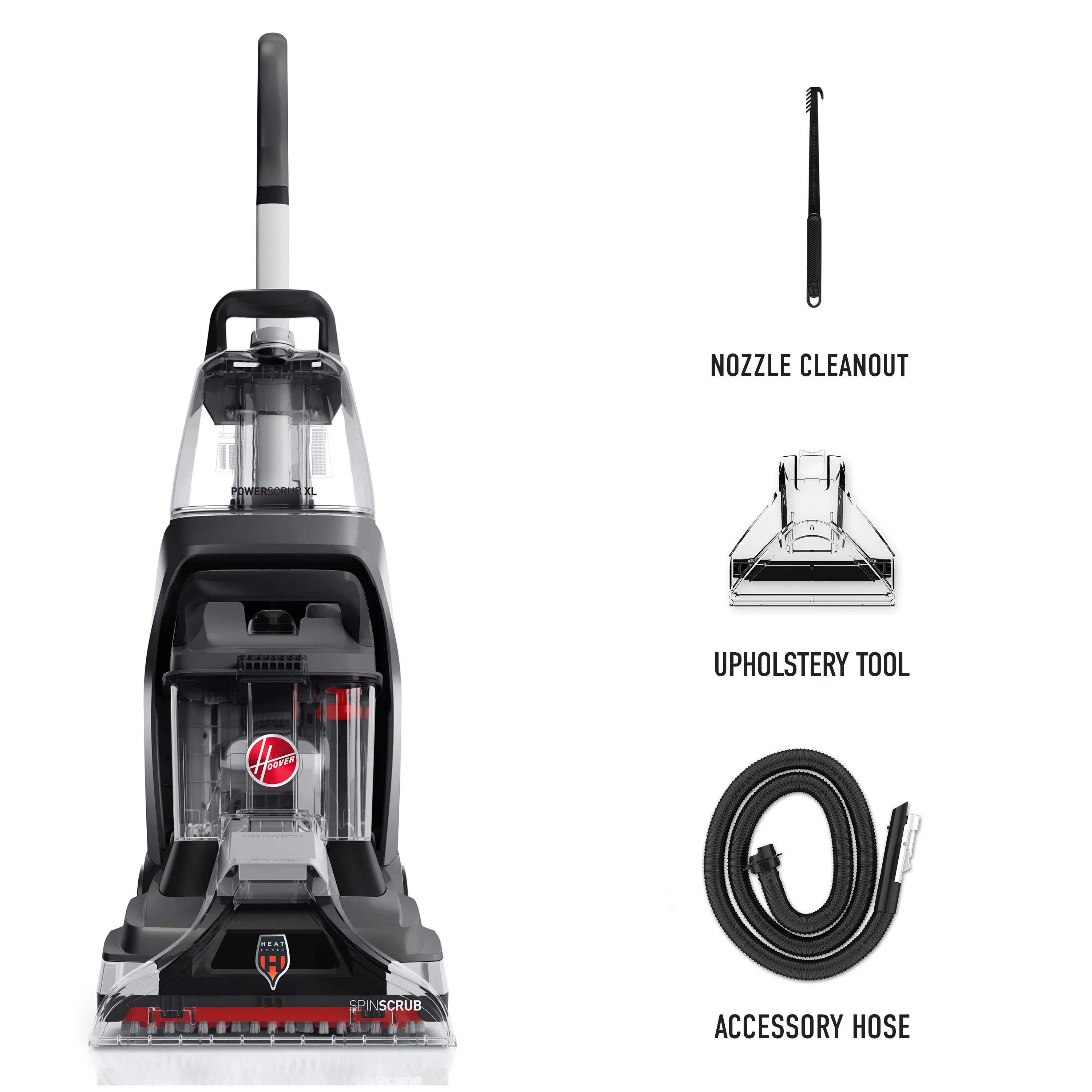 Hoover PowerScrub XL, Upright Carpet Cleaner Machine, FH68010, 1 Count